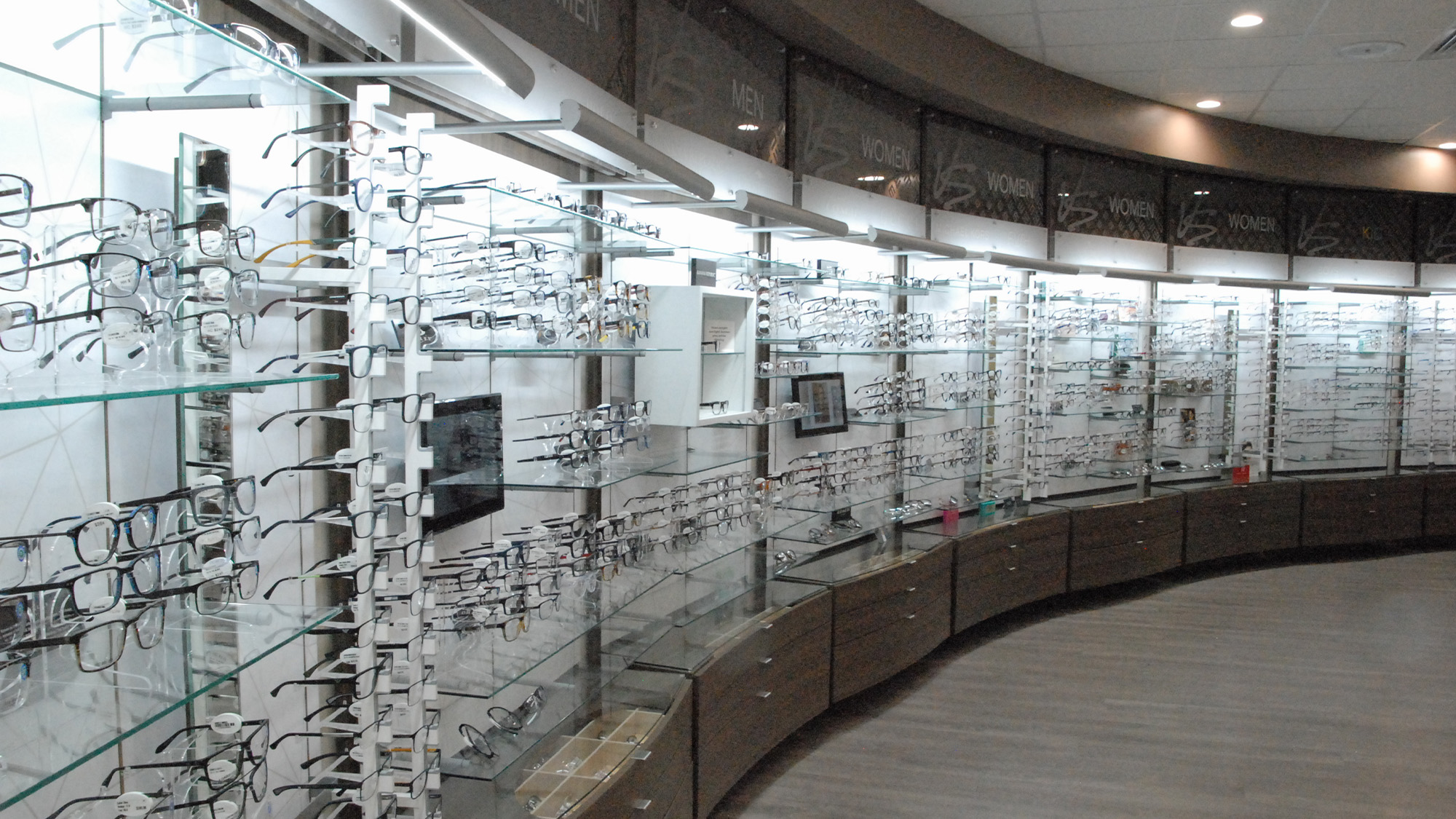 Interior of Greater Orlando eye care clinic